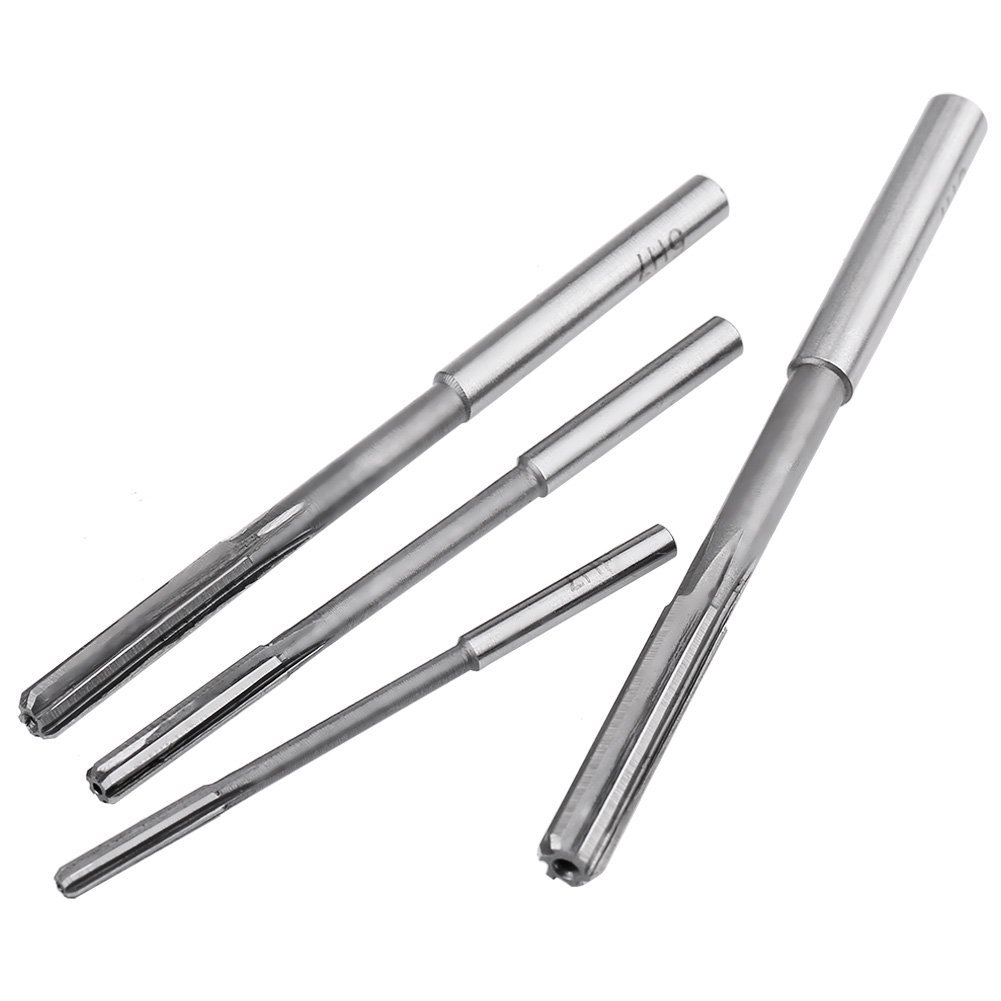 10 pz H7 Set di Alesatori HSS Dritto Flauto Alesatore Macchina Cutter 3/4/5/6/7/8/9/10/11/12mm