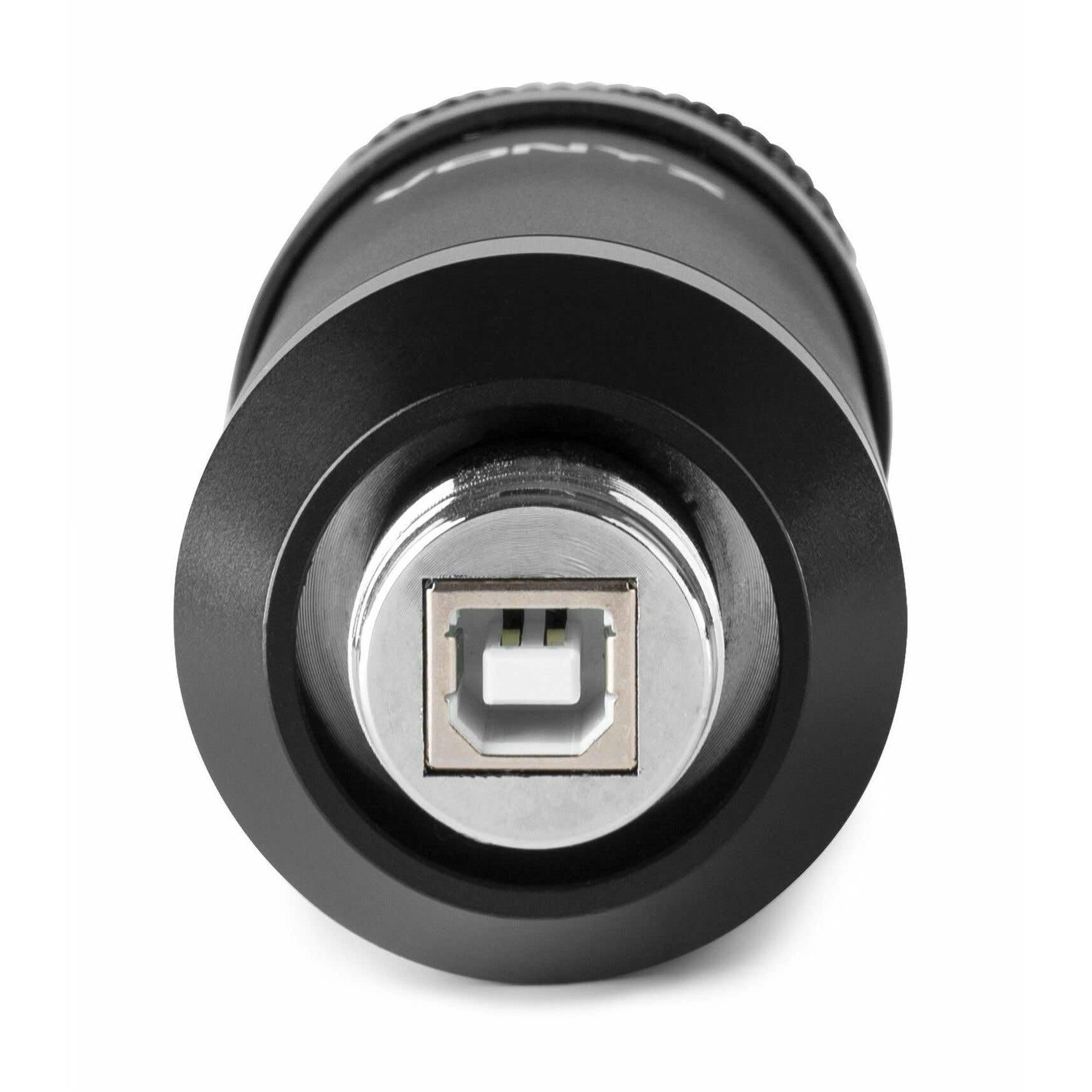 Vonyx CMTS300 USB-Kondensatormikrofon mit Tischständer, Shockmount, Poppfilter und Windschutz - schwarz