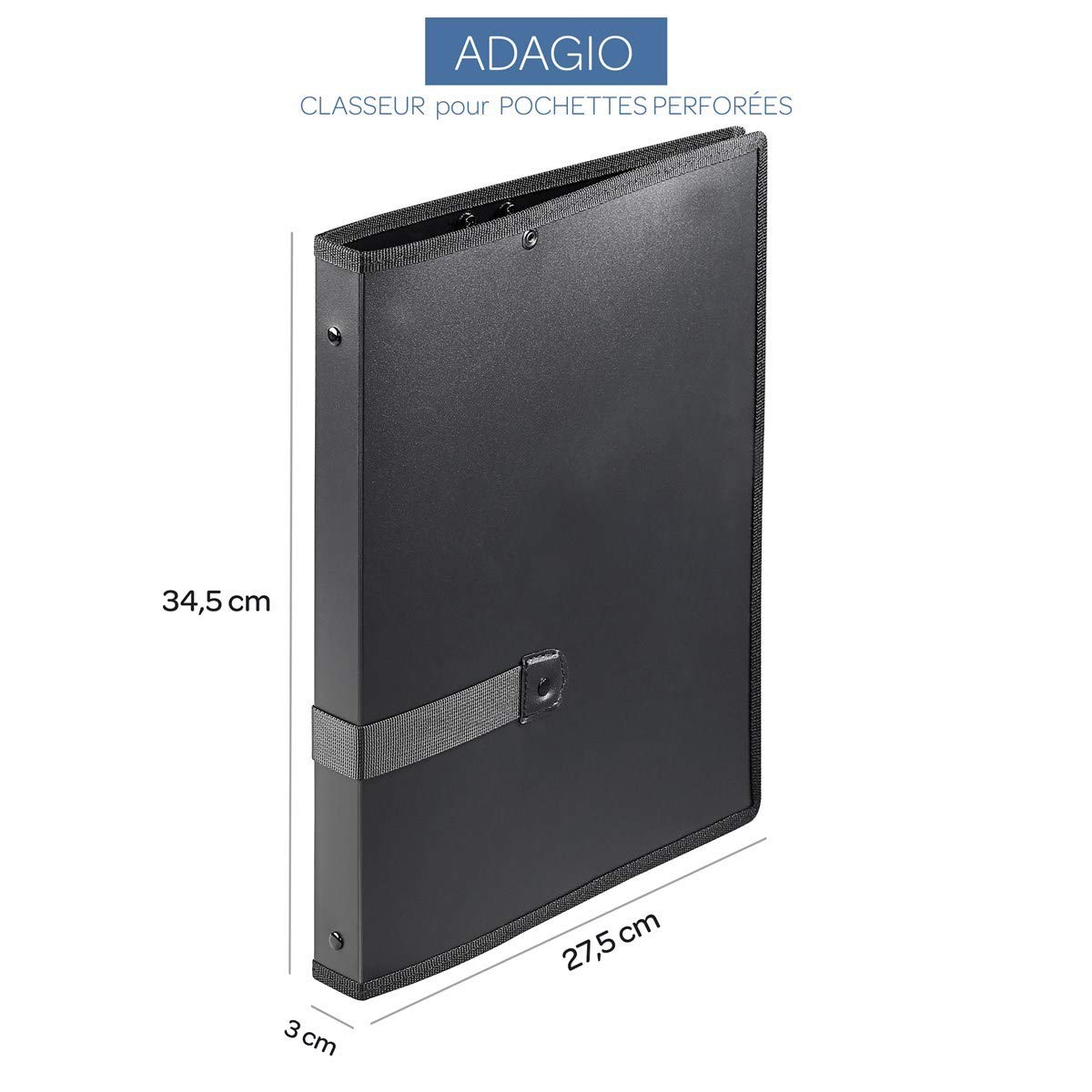 Viquel - Classeur Porte-Partitions VOCALYZ pour Pochettes Perforées A4 Adagio