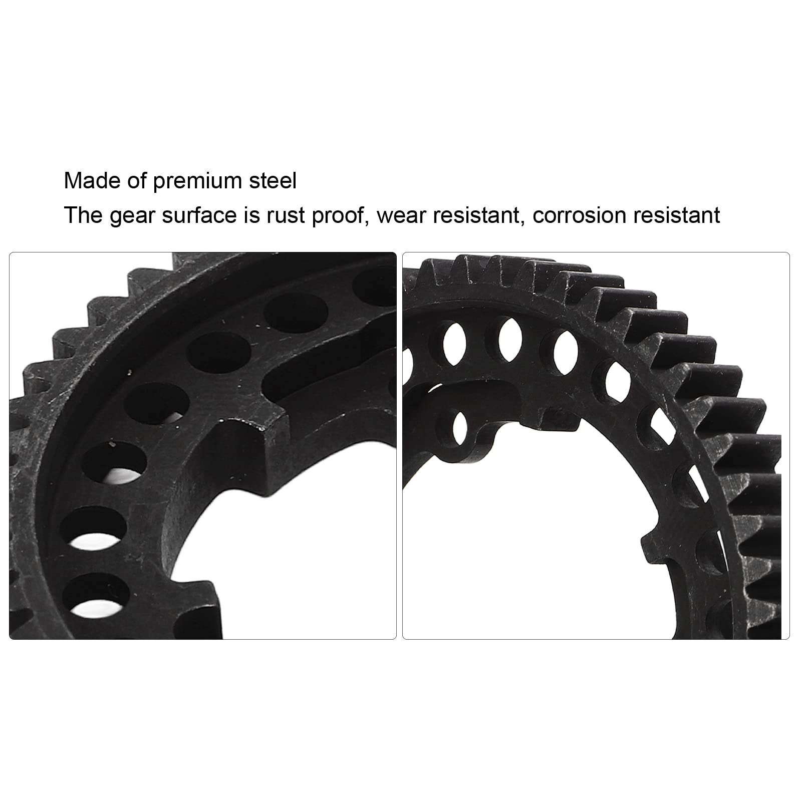 lvifloae Hardened Steel Spur Gear,54T Main Spur Gear Harden Steel RC Replacment Main Gear for Traxxas for E Revo2.0 MAXX RC Car