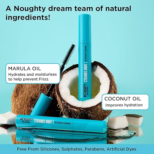Miniatura 3 de Noughty Varita mágica de encrespamiento 97% natural, controla el cabello y las cejas encrespadas, elegante acabado no graso, con aceite de marula y