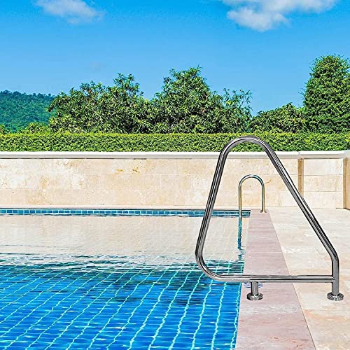 Mains courantes de sécurité robustes pour piscine finition miroir - 5