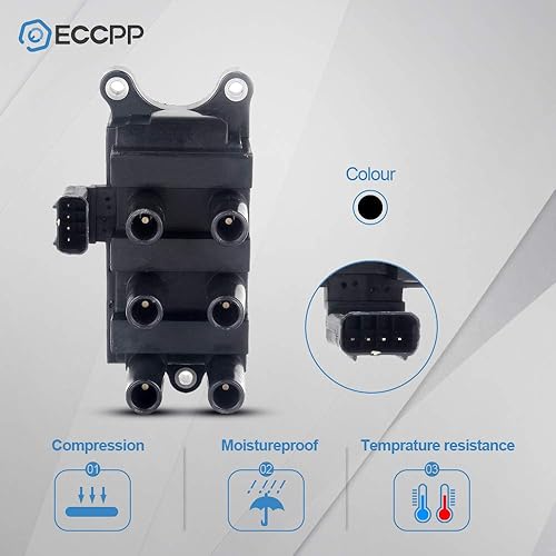 Vista 631 de ECCPP Bobinas de encendido portátiles de repuesto para automóvil compatibles con Infiniti I30/para Nissan Maxima 3.0L V6 2000-2001 Reemplazo