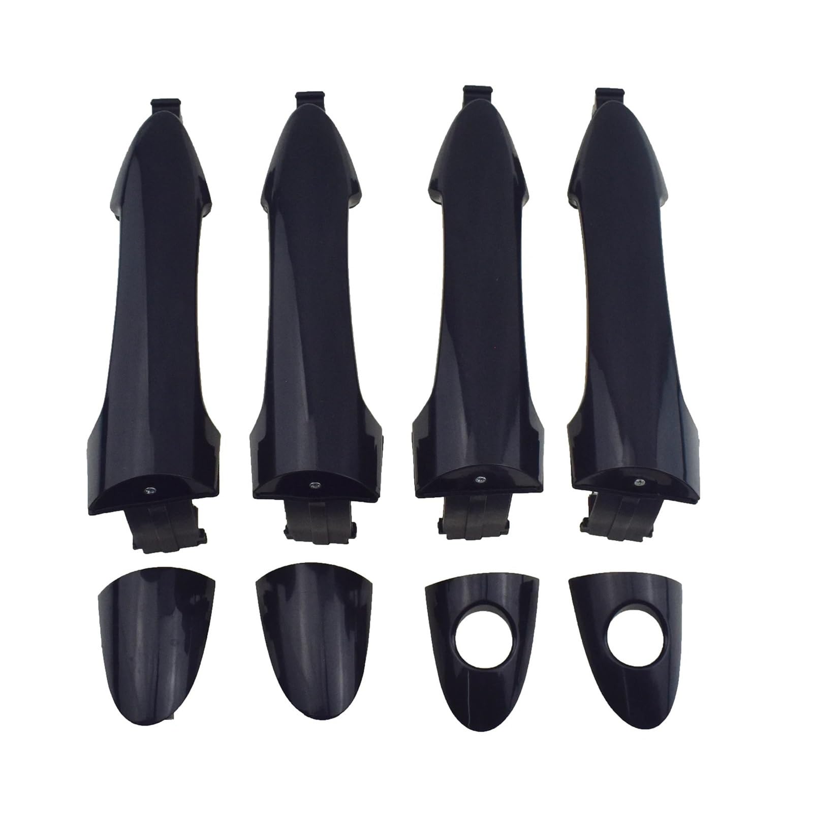 WNBXHSD Car Exterior Car Door Handle for Kia for Picanto 2011-2016 82651-1Y000 82661-1Y000 83651-1Y000 83661-1Y00 Black Exterior Door Handle with Cap