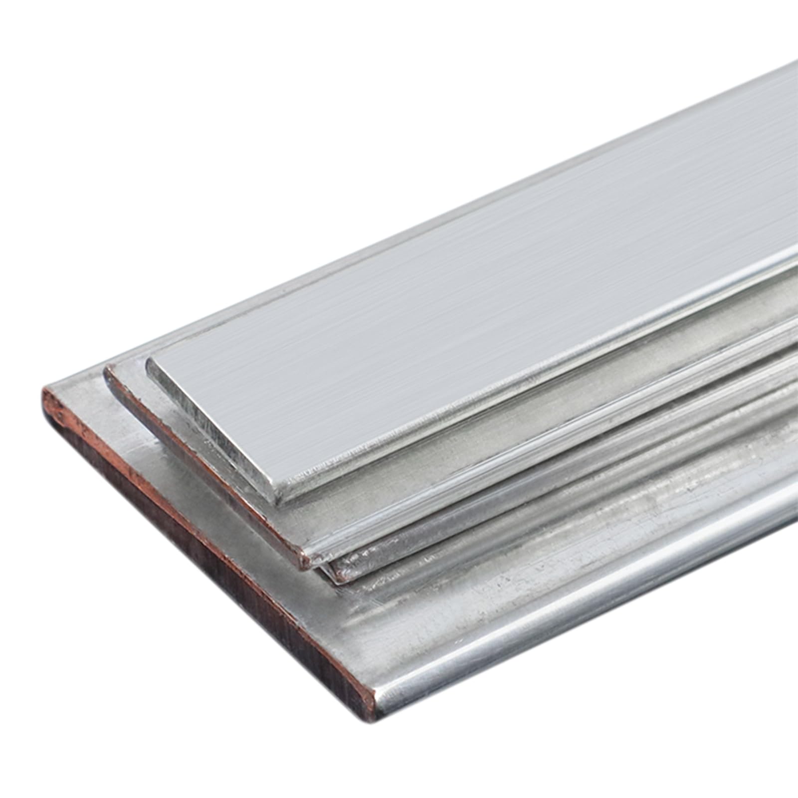 TEN-HIGH Kupferblech aus verzinntem Kupfer Rot Kupferplatte, elektrische Kupferbusse, für große Stromleitungen, Dicke 5 mm, Breite 20 mm, Länge 1000 mm