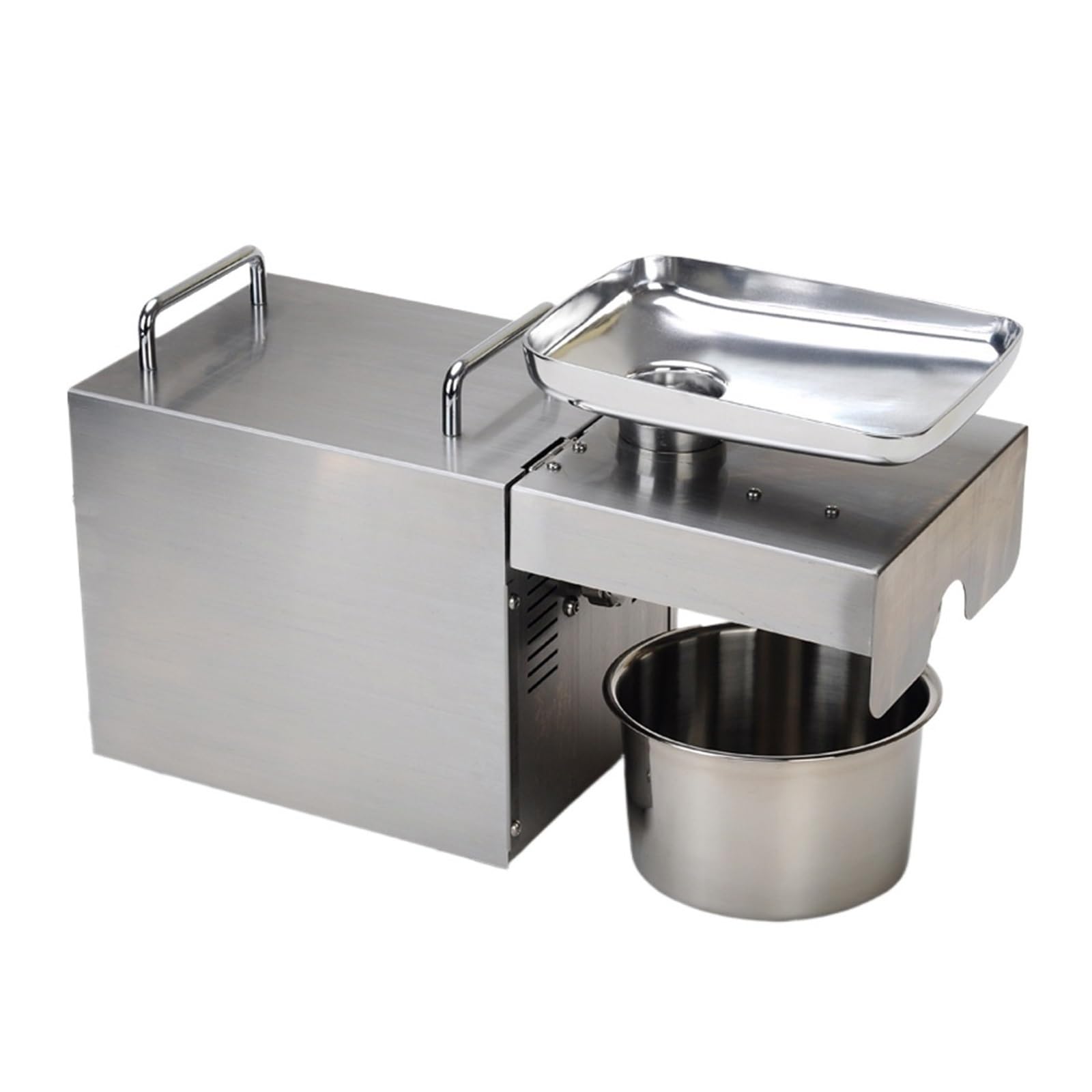 HCZKIUJY Oil Presser Machine Commercial Stainless Steel Press Automatic Electric Cold Hot Intelligent Temperature Control