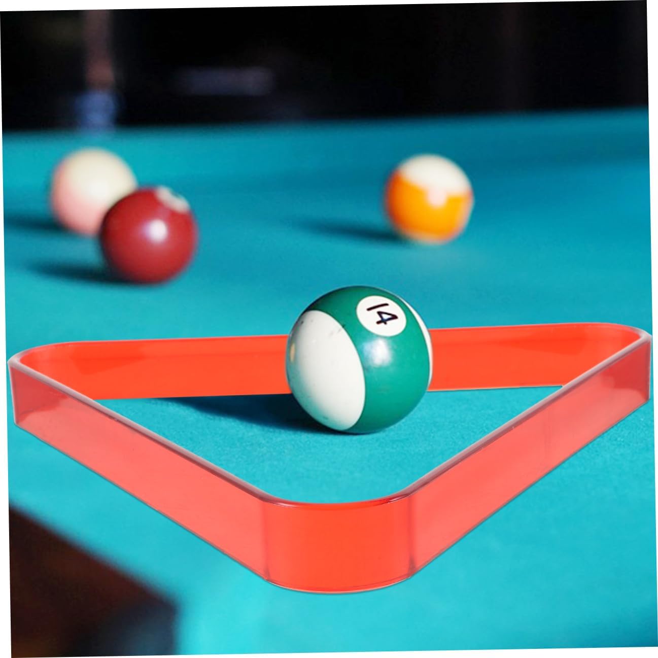 PRETYZOOM Billiards Rack Material Pool Table Triangle Holder for Standard Balls Game and Home Use