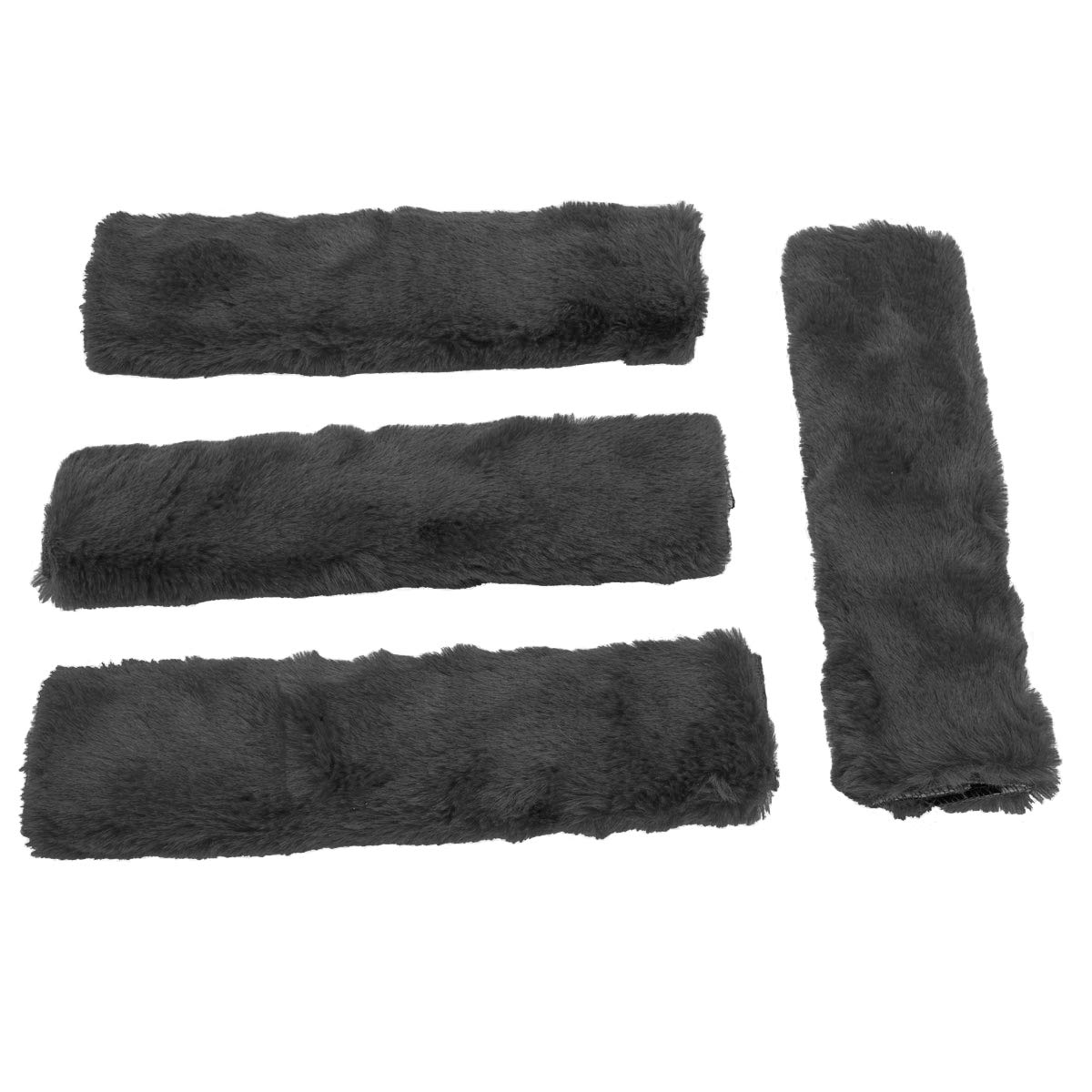 Seatbelt Pillow,Car Seat Belt Cover(4PACK),Vehicle Shoulder Pads,Safety Belt Protector,Super Soft Auto Seat Strap Headrest Neck Support Pillow for Kids,Hand Grip(Black)