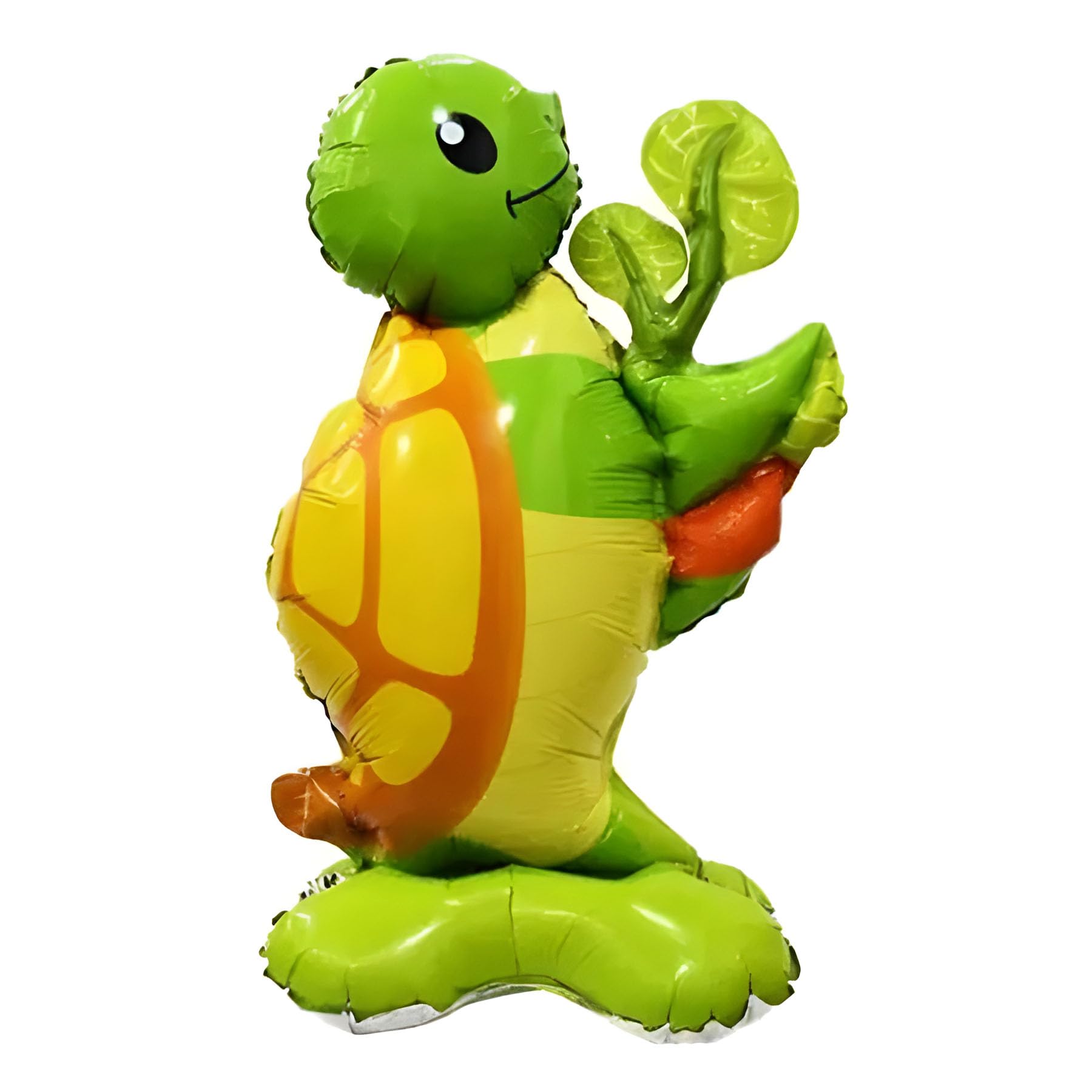 Foil Balloon Stand 3D in Turtle Shape, Approx. 36 x 60 cm - Perfect for Children's Birthdays, Parties, Decorations, Events, Celebrations, Surprises, Gifts - Durable and Reusable