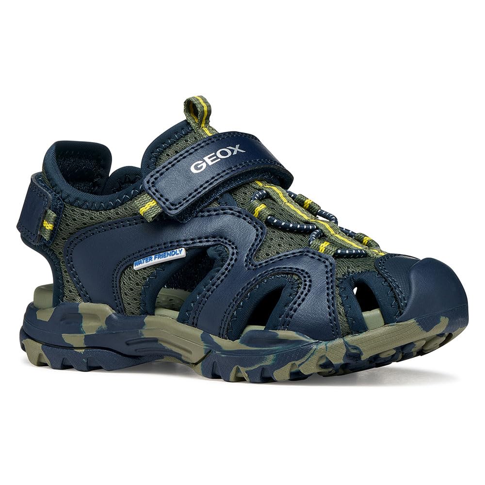 Geox J Borealis Boy C, Sandali a Punta Chiusa Bambini e Ragazzi