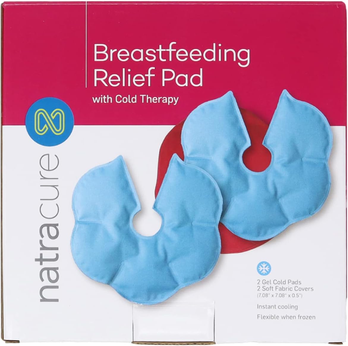 NatraCure Reusable Breast Ice Packs & Breastfeeding Gel