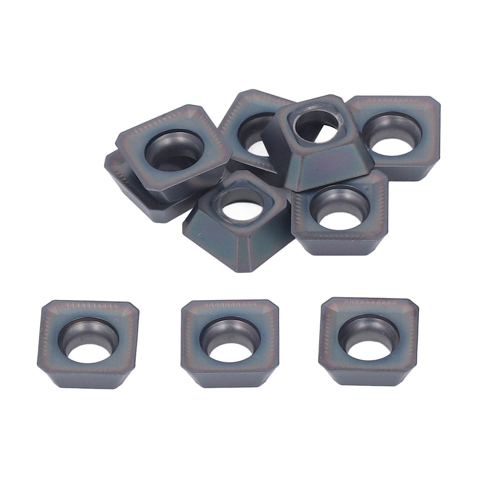 10 Uds SEKT1204AFTN-XM Fresado CNC, Cortadores de Herramientas de Carburo para Mecanizado de Metales, Brocas de Herramientas de Mecanizado de Precisión