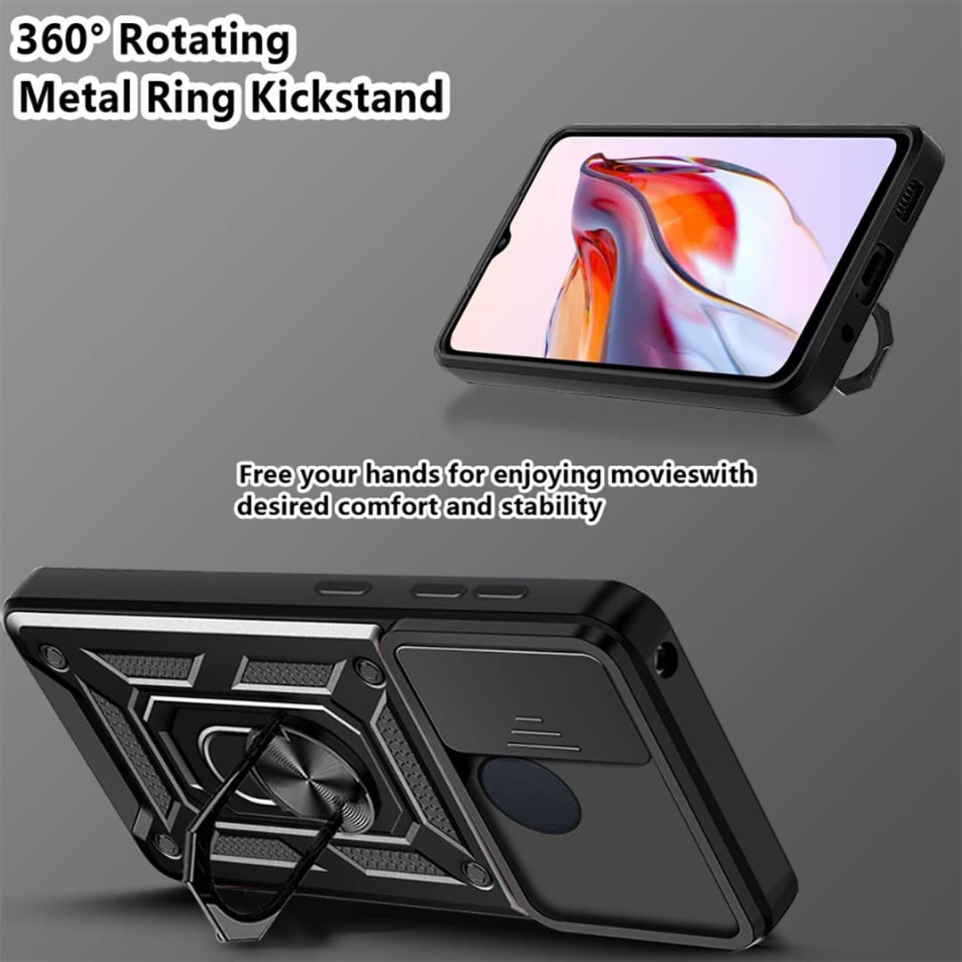 WBWONE Cover per Xiaomi Redmi 12, TPU Silicone e PC Antiurto