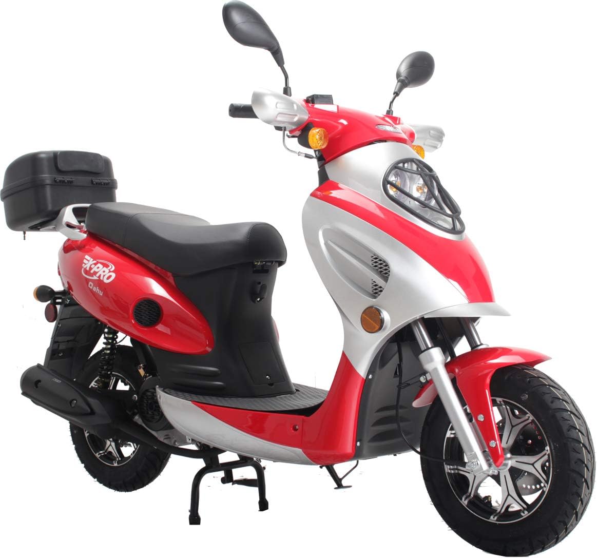 XPRO Oahu 50cc Moped Gas Moped Street Gas Moped with 12