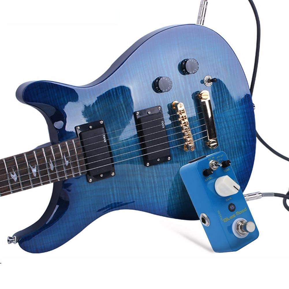 AMONIDA DC 9V Adapter Effektpedal Klares/Dickes Gitarrenpedal für Profis in der E-Gitarre