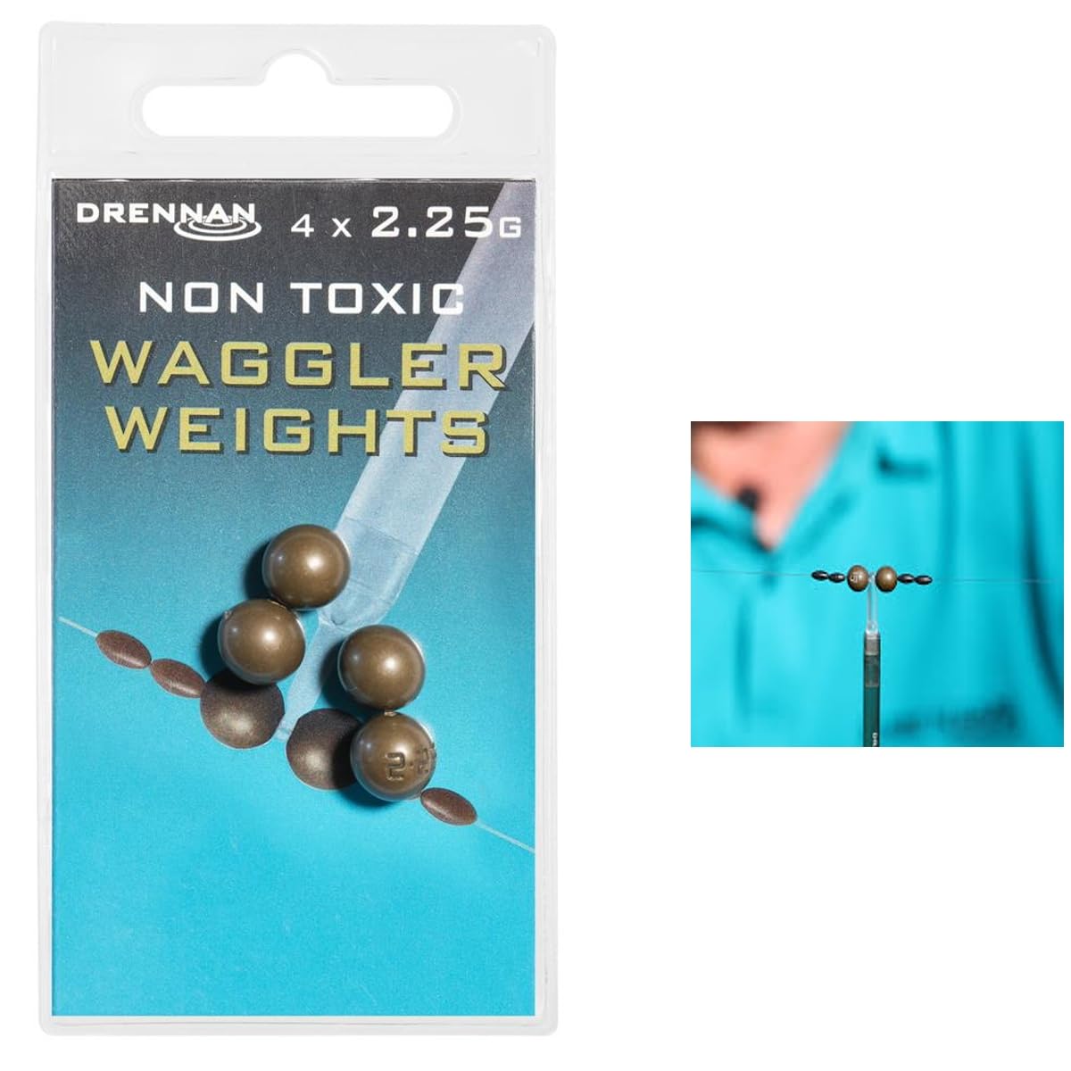 Drennan Waggler Weights Non Toxic: 2.25g