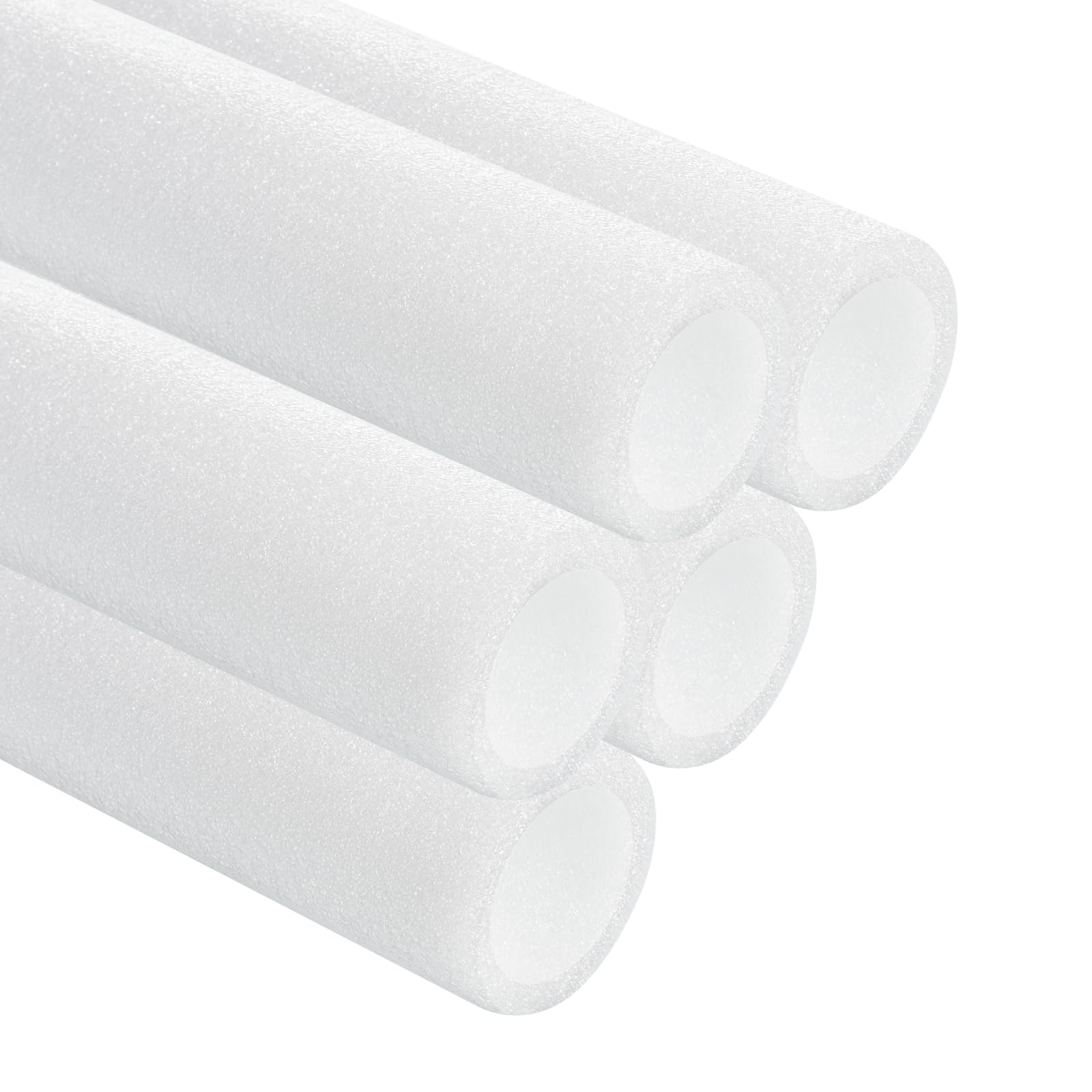 uxcell 5 Pcs Pipe Insulation Foam Tube, 1-1/2" x 1/5" Hollow Tube Covers Wrap 3.3 Feet for Outdoor Winter Freeze Protection Irrigation Hot Cold Water