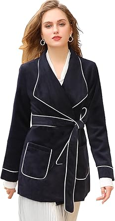 wrap jacket with belt