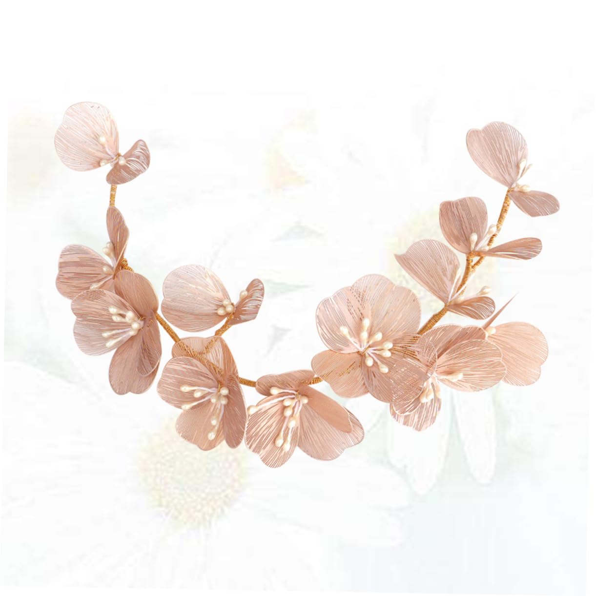 FRCOLOR 3piezas Diadema De Novia De Perlas Accesorio De Cabello Mano Para Bodas Especiales