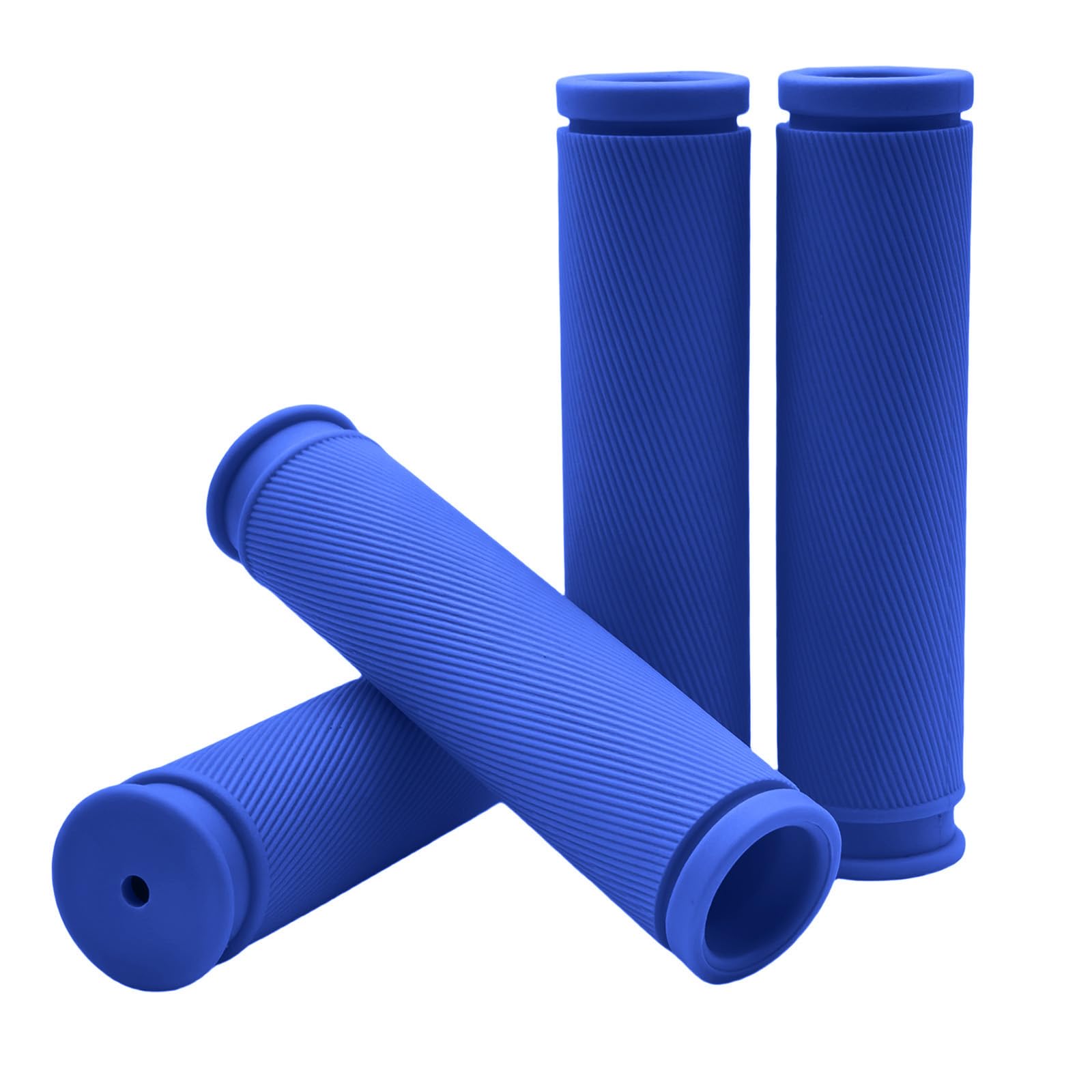 TIKBRO Bike Handlebar Grips 2 Pairs Comfortable Anti-Slip Rubber Mountain Bicycle Handle Grips for MTB BMX — image 1