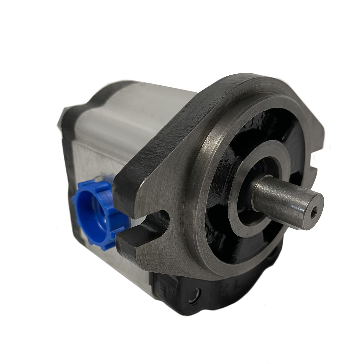 Hydraulic Gear Pump 2-11 GPM Straight 5/8 Keyed Shaft CID 0.76, Hydraulic Fluid Gear Pump with SAE A-2 Bolts mounting, CCW Rotation, Cast Iron Flange