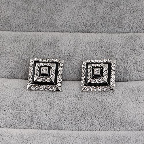 Gemelos Geométricos Camisas de Hombre Diamantes Gemelos Cuadrados Accesorios