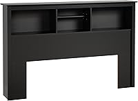 Vista 1 de Prepac biblioteca para la cabecera de la cama, tamaño king