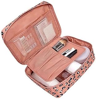 FRCOLOR 1Pc Bolsa De Maquiagem Portátil Bolsa De Maquiagem De Viagem Bolsa De Higiene Pessoal Bolsa Cosmética Bolsa De Higiene Bolsa De Armazenamento Bolsa De Lavagem Bolsa Quadrada Chita