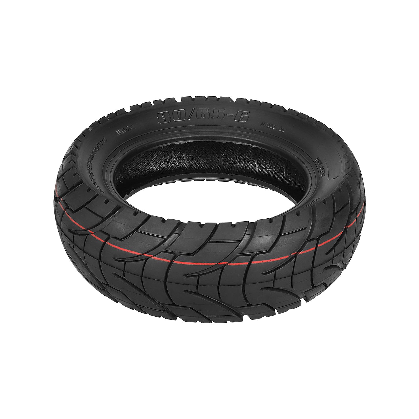 80/65-6 Pneu de route Épaissi de 10 pouces pour Kukirin G2 MAX, Kukirin G3 Pro, Kugoo M4/M4 Pro, Joyor S5 Roues de rechange pour trottinettes électriques