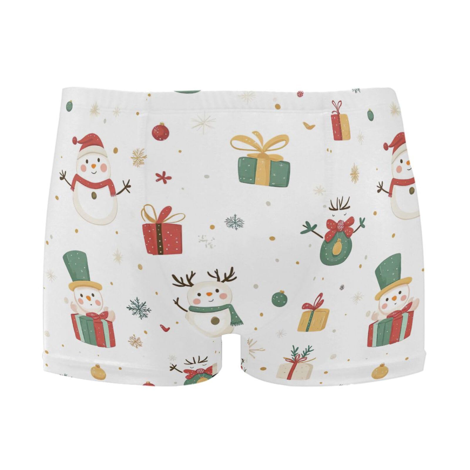 Mens Swimwear Christmas Snowman Short Swim Trunks Square Lg Swimsuit Bathing Suits for Men L 202b7085