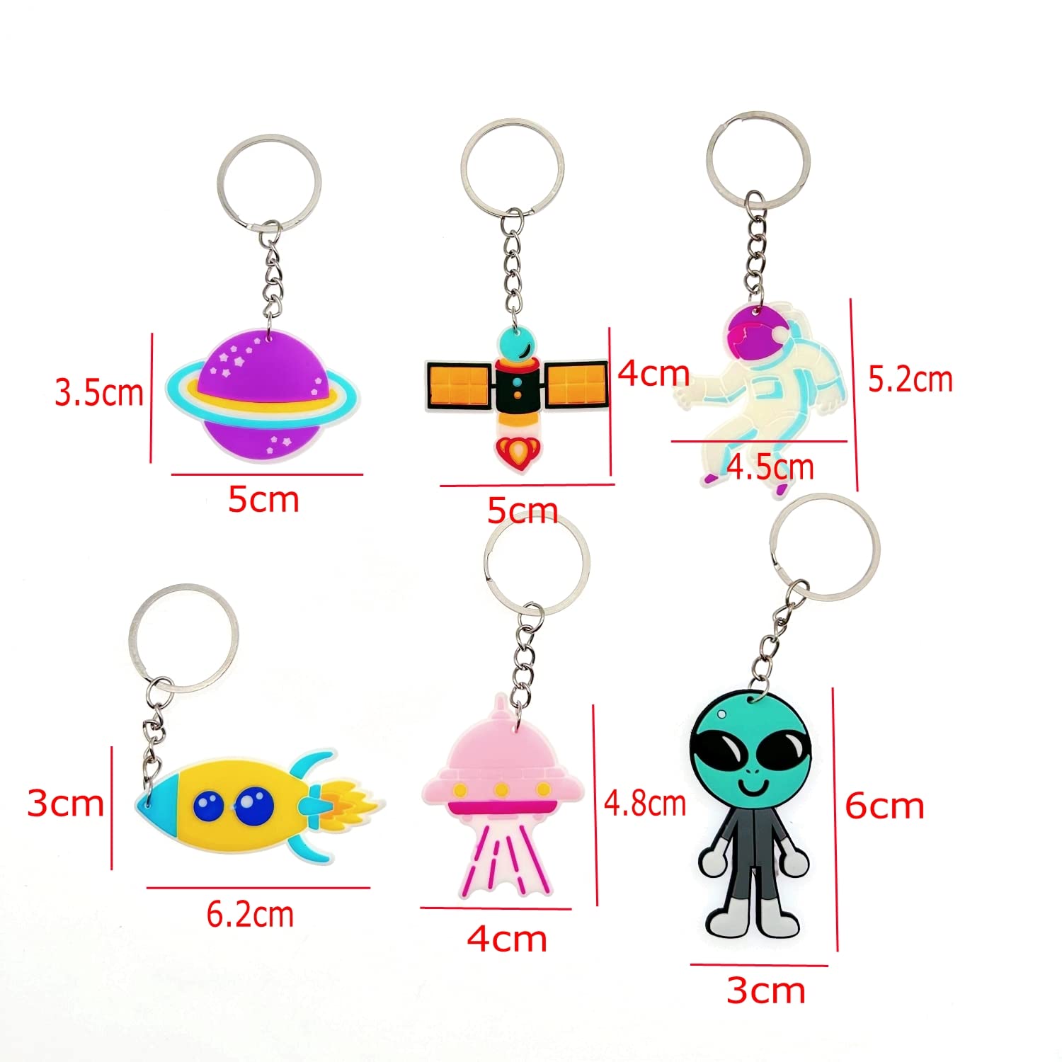 Thème Astronaute Kit 70 Pièces Cadeaux Anniversaire Thème Espace - Astronaute, Autocollants, Bracelets (Enfants) Goodies Anniversaire