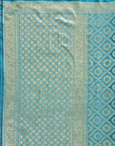 Image of SIRIL Women's Banarasi Soft Silk Saree Pure Silk with Unstitched Blouse Piece