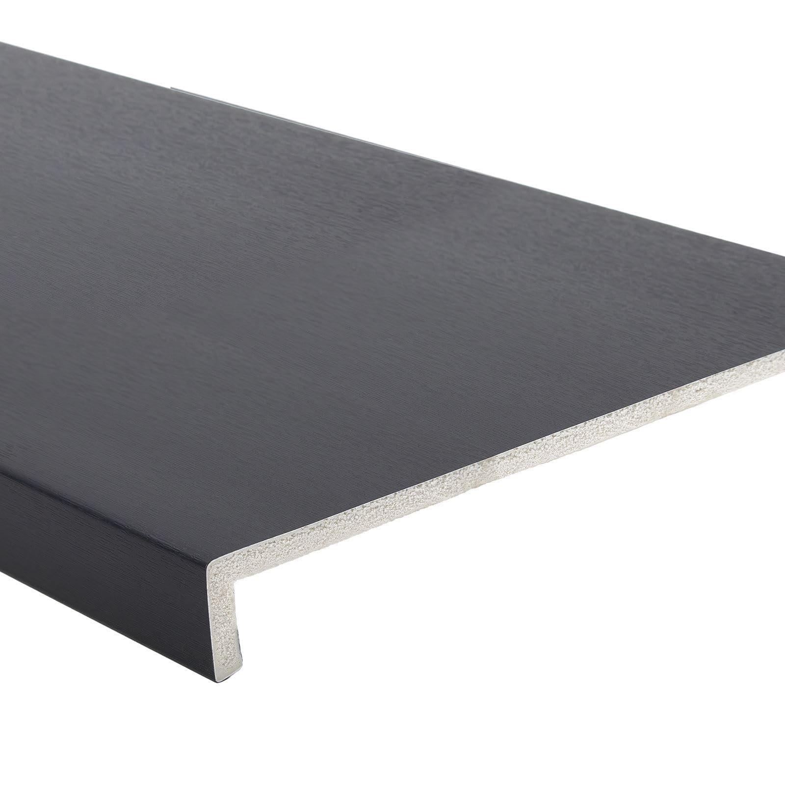 Truly Pvc Limited Anthracite Grey Window Board Capping Cover (1.25M) - 300Mm