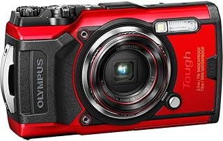 OLYMPUS デジタルカメラ Tough TG-6 レッド 1200万画素CMOS F2.0 15m 防水 100kgf耐荷重 GPS 内蔵Wi-Fi TG-6RED