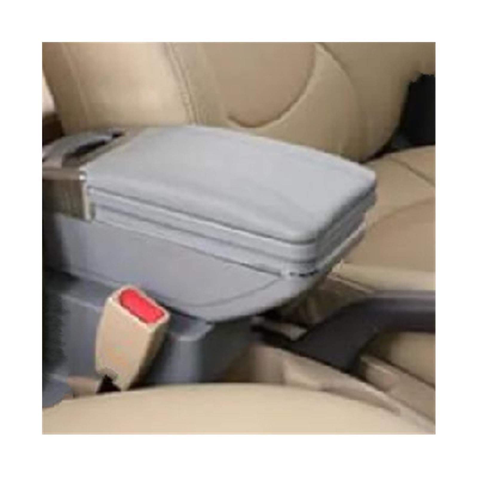 DYDGUTUFB Car Armrest Box Central Storage Box Interior Parts Center With USB Accessories For Toyota IQ (A gray NO USB)