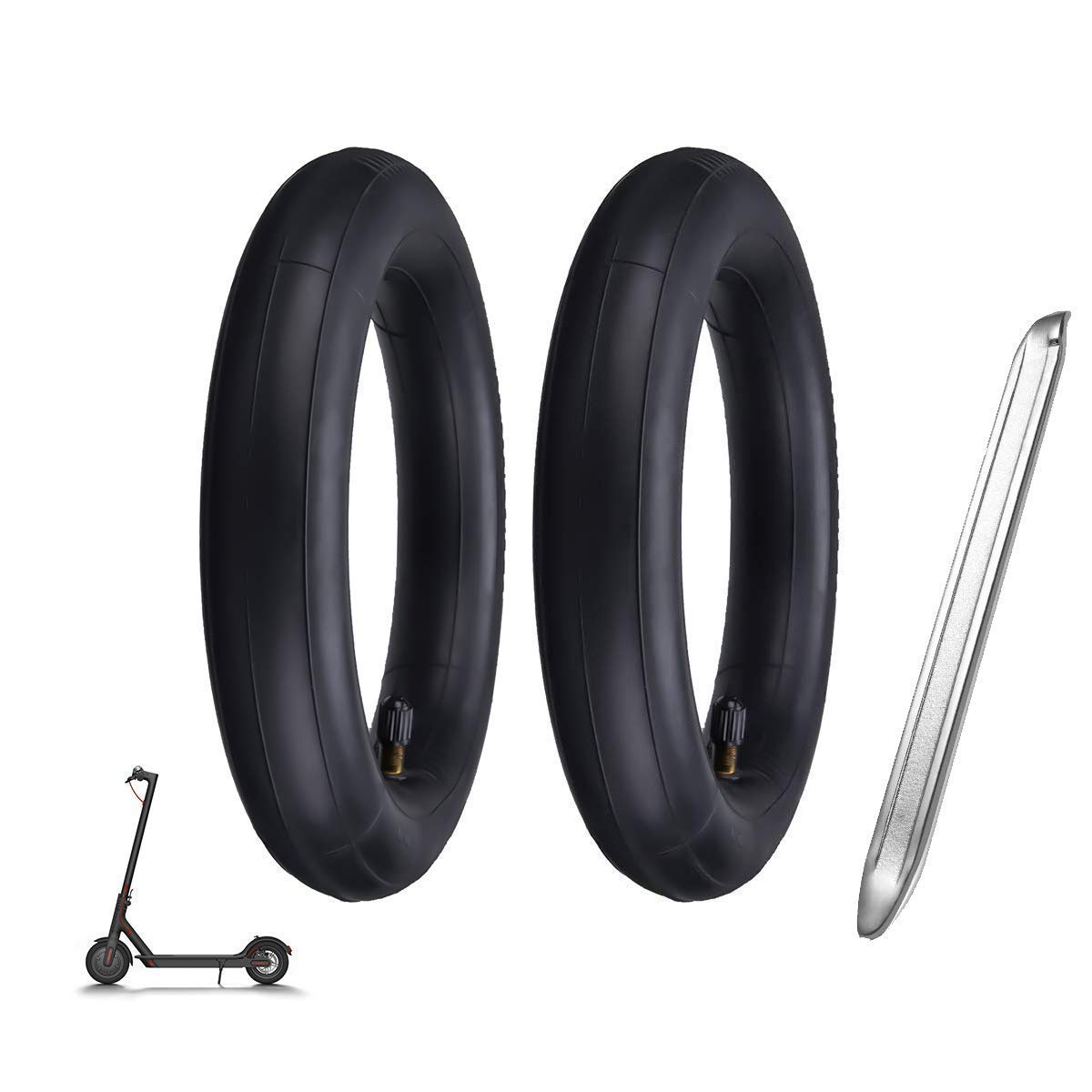 2 uds,Tubos Interiores para M365,Patinete eléctrico,neumático de monopatín,neumático de Repuesto inflado,8 1/2X2,Pieza de Repuesto,Accesorio