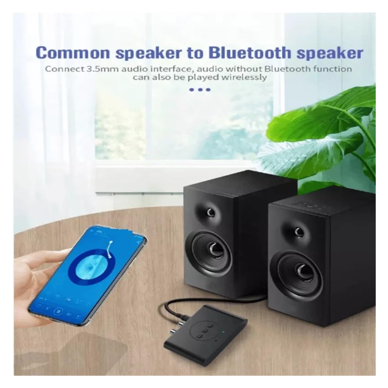 Odbiornik Audio Bluetooth Jack Stereo Bezprzewodowy Adapter Muzyczny Z Mikrofonem Do Wzmacniacza Głośników Zestawu Samochodowego