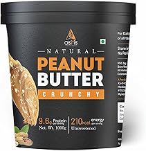 Asitis Nutrition AS-IT-IS Peanut Butter Crunchy (Natural and Unsweetened) 1 Kg
