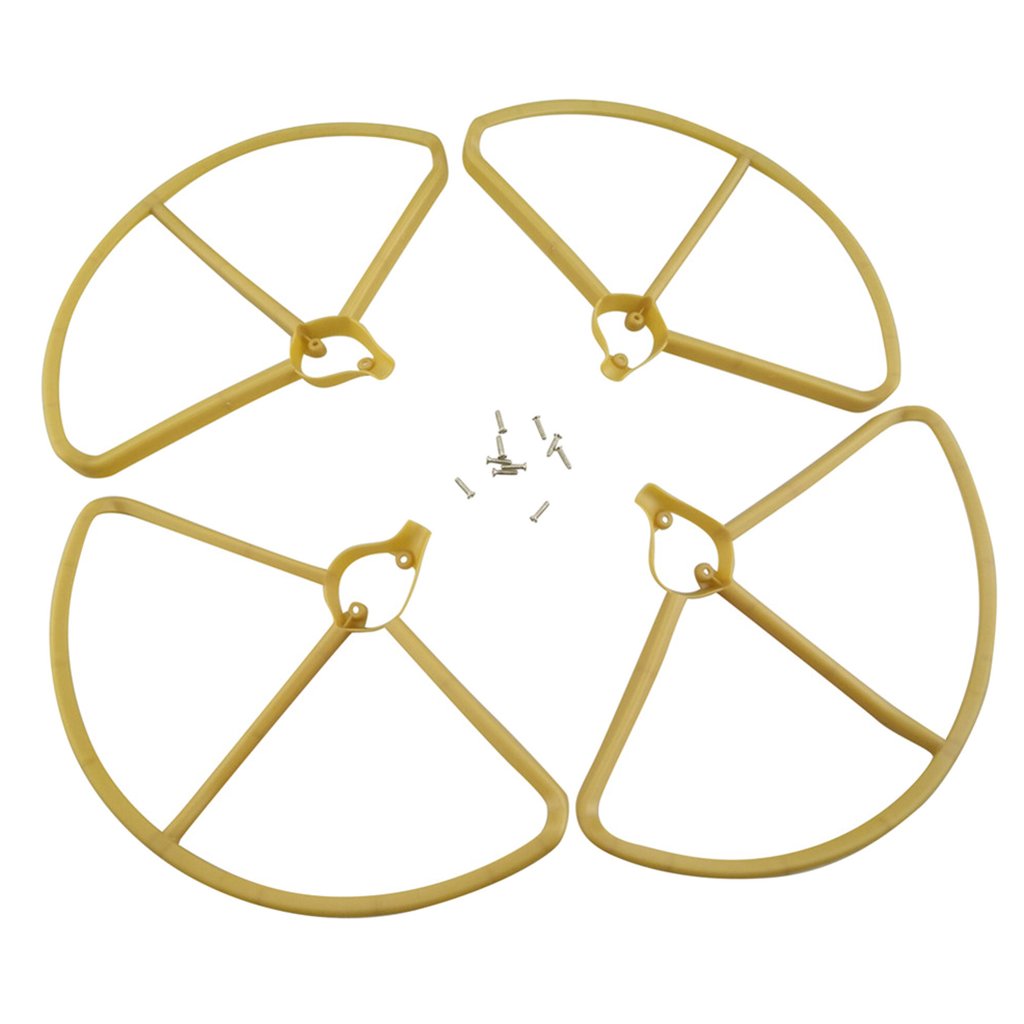 ATORSE 4 Pieces Protective Guard Ring for H,U,B, SAN H501S H501C Rc Quadcopter Gold