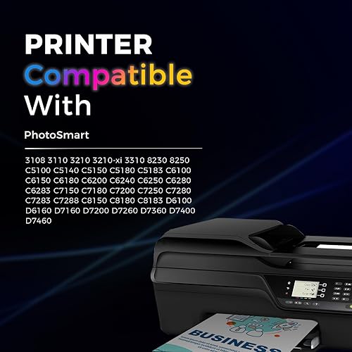 Miniatura 2 de Cartuchos de tinta remanufacturados para HP 02 Cartuchos de tinta de repuesto para HP C6280 Cartuchos de tinta Photosmart c7250 Tinta C7200 C7280