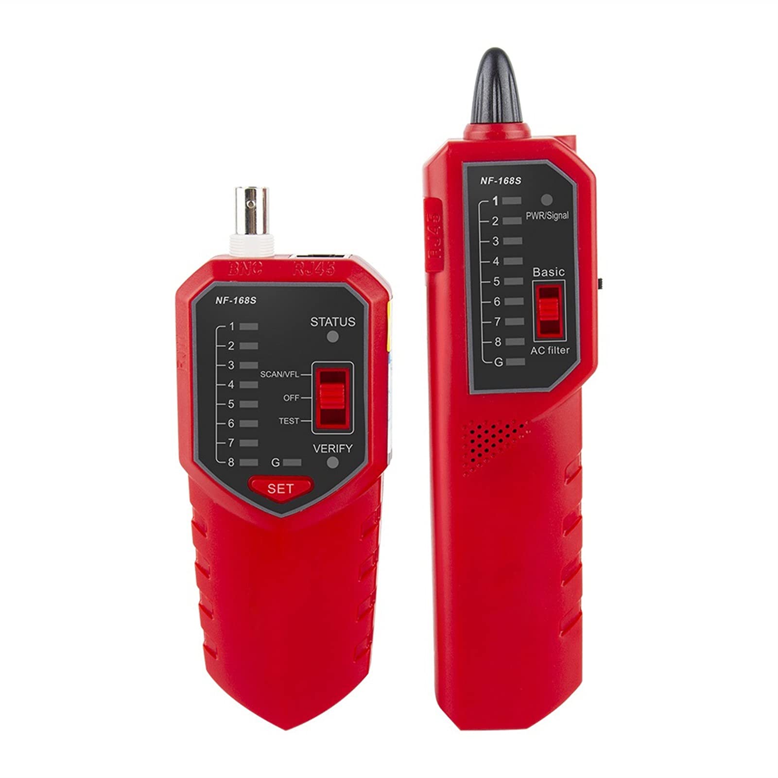 Detector de pared, Testador de cables de coaxer de Red LAN LAN de alambre POE Finder de línea de trazador