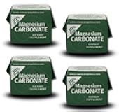 Magnesium Carbonate – 7g x 4 Cubes (Pack) – Pure Magnesium Carbonate – Food Grade – Non-GMO, Gluten-Free, Vegan – Carbonato de Magnesio en Cubos – Hecho en México
