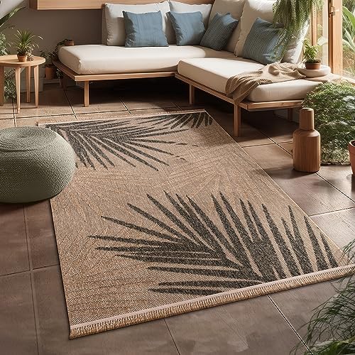 Paco Home Alfombra Salon De Habitacion Cocina Exterior Terraza Jardin Motivo Boho Chic Motivo Floral Dibujo Geometrico, Tamaño:120x160 Cm, Color:Beige 2 Paco Home Alfombra Salon De Habitacion Cocina Exterior Terraza Jardin Motivo Boho Chic Motivo Floral Dibujo Geometrico, Tamaño:120x160 Cm, Color:Beige 2