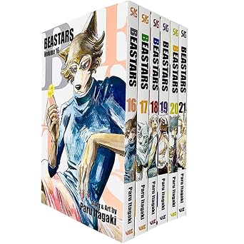 Beastars Series Vol 16-21 Collection 6 Books Set By Paru Itagaki