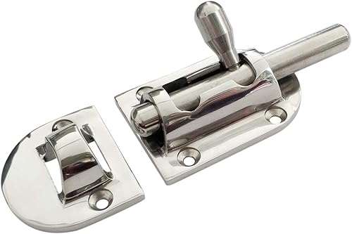 Miniatura 20 de Marine - Perno de acero inoxidable 316 resistente de 4-3/8 pulgadas para ventana de barco marino, puerta, escotilla, gabinete