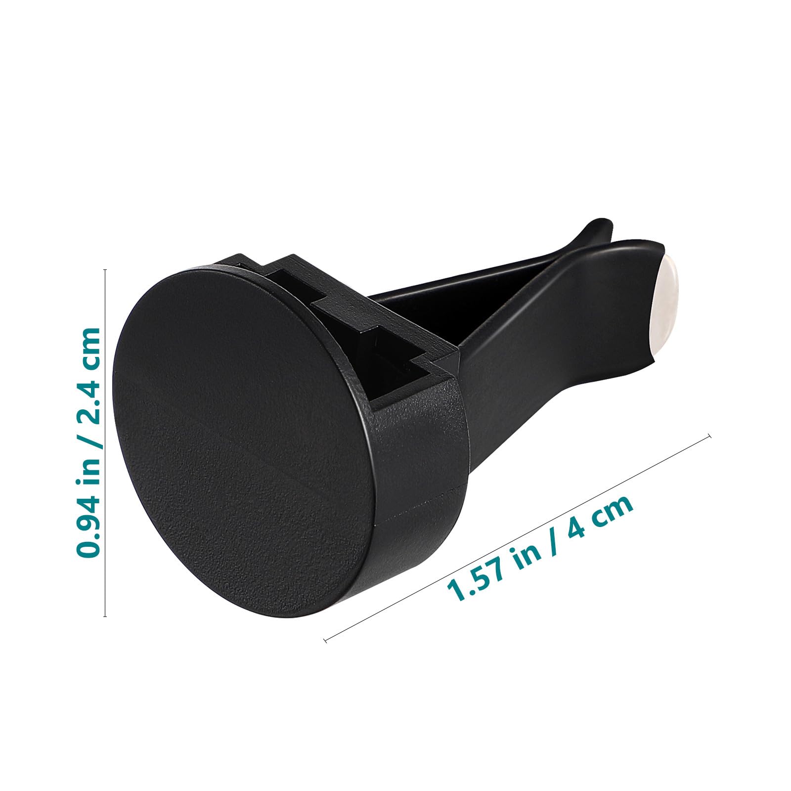 Hohopeti Clip per Bocchette Aria Auto Nero 100 Pezzi in Metallo e Plastica Clip Auto per Profumatore e Decorazione Interni Accessori Affidabili DIY