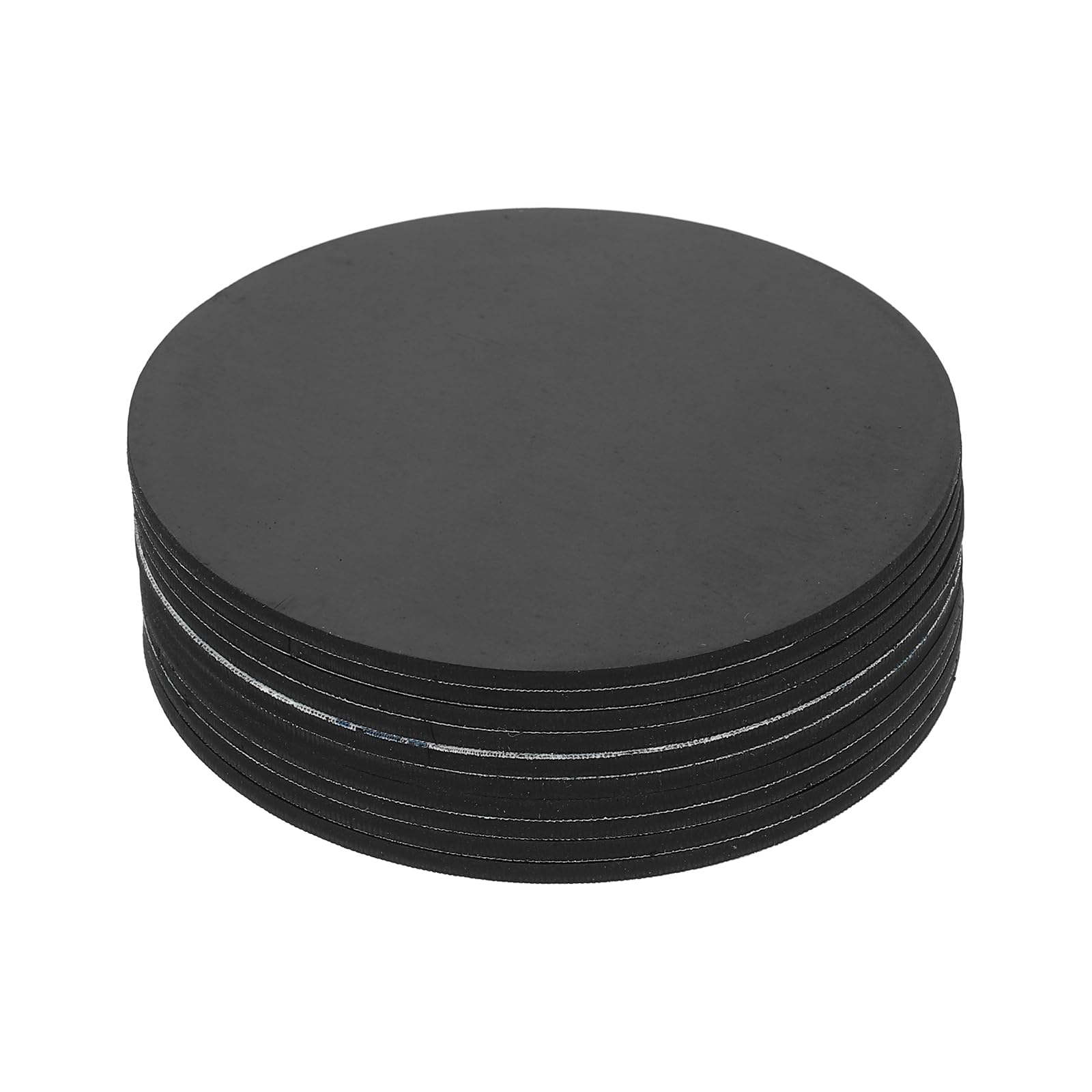 PATIKIL Non Slip Furniture Pads 3-3/4" (95mm x 2mm), 16 Pcs Adhesive Backed Round Rubber Feet Anti-Scratch Rubber Furniture Grippers for Hardwood Floor Electronics Bed Drawers DIY