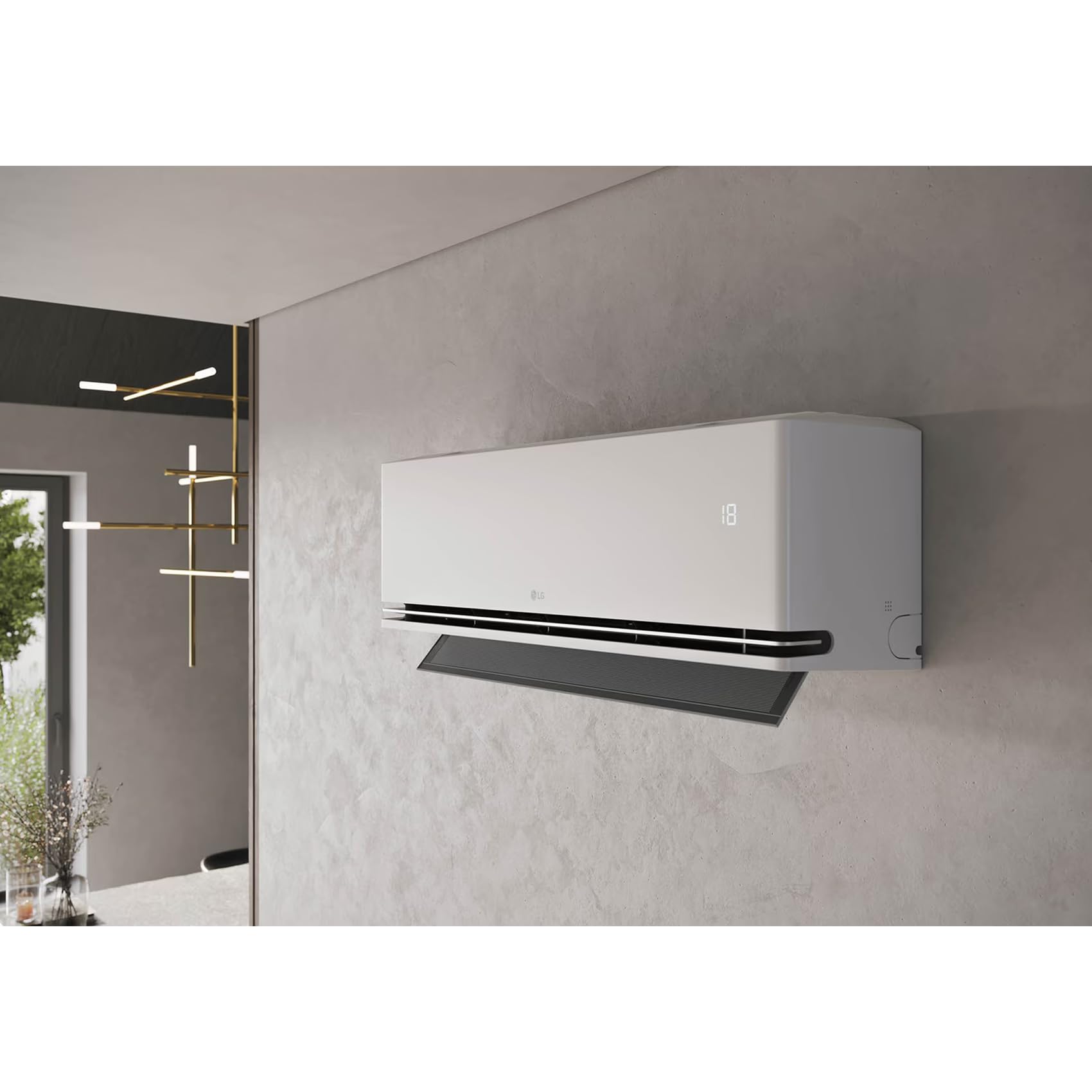 LG Climatiseur Bi Split DualCool Deluxe WiFi 9 000 + 12 000 Btu, Clim Dual Split (2 Unités Intérieures et 1 Unité Extérieure), R32, Pompe à Chaleur, Haute Efficacité Énergétique A+++ / A++