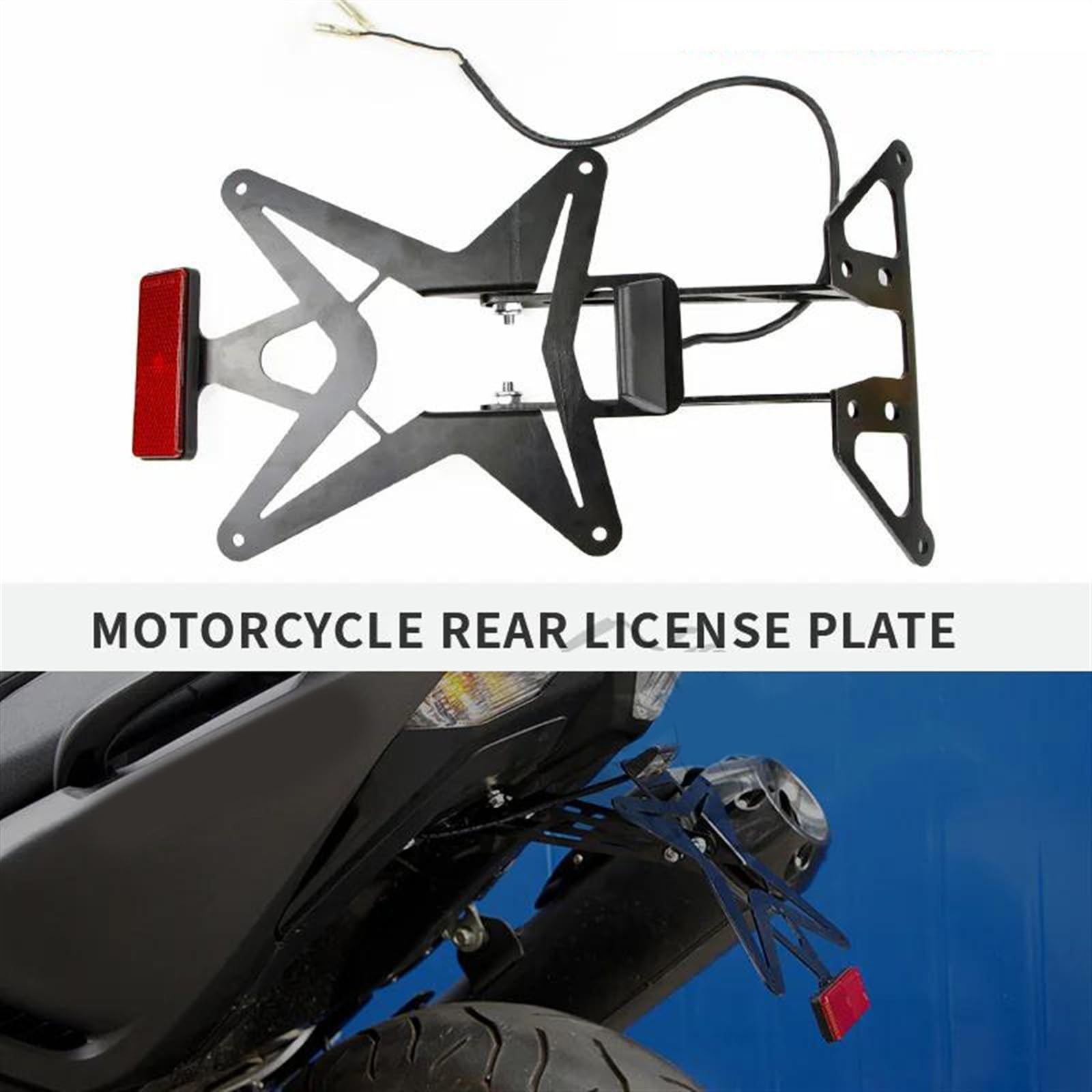 Staffa Parafango Posteriore Luce Targa Hugger Per YAMAHA TMAX500 TMAX530 T-MAX 500 T-max 530 2008 2009 2010 2011 2012 2013 2014 2015 2016