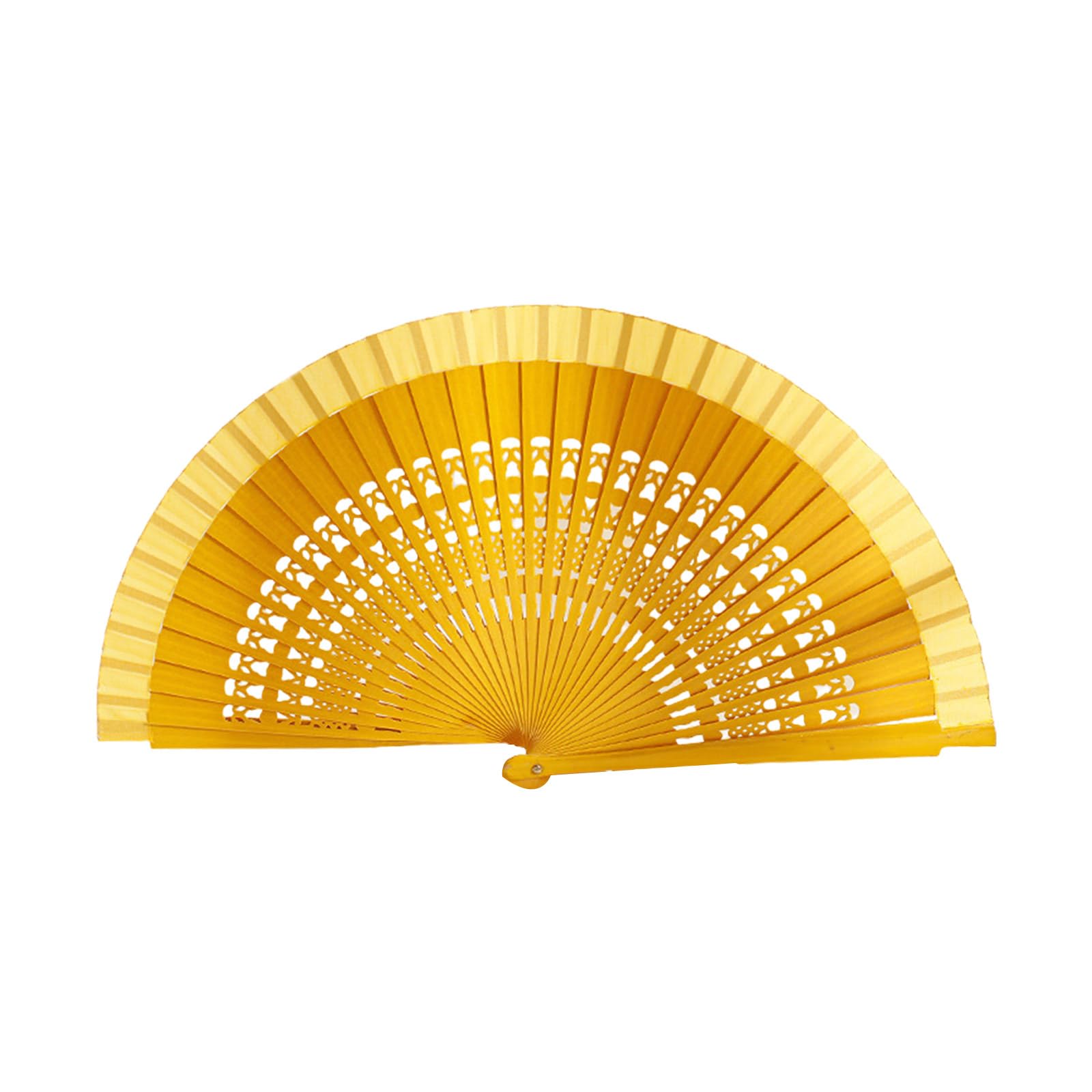 Tsophreniq Artistic Folding Fan for Chinese Qipao Cheongsam Dress Decorative Handheld Wood Hand Chinese Traditional
